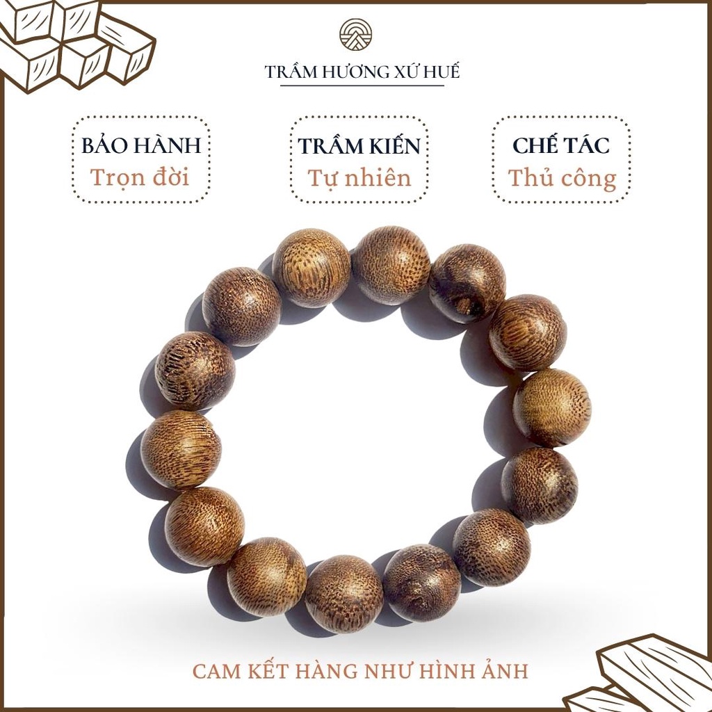 Vòng Tay Nam Nữ Thời Trang - Vòng Tay Phong Thủy Trầm Hương Tự Nhiên 100%