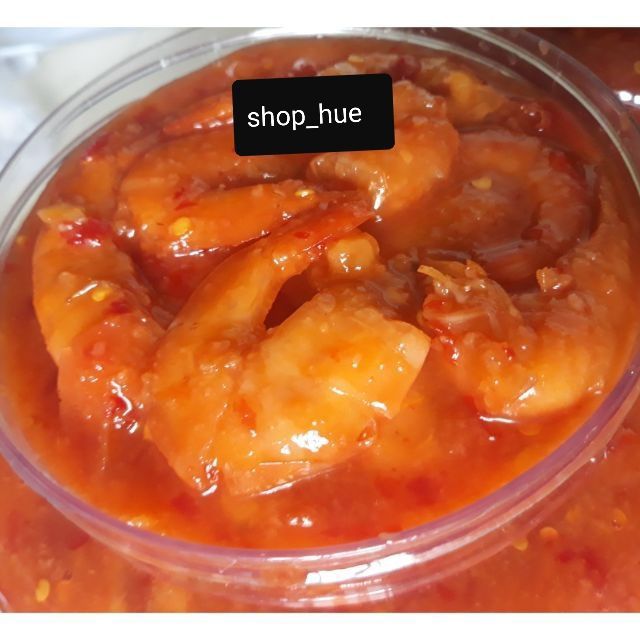 Tôm chua bỏ đầu như hình 1kg nhà làm_ đặc sản Huế