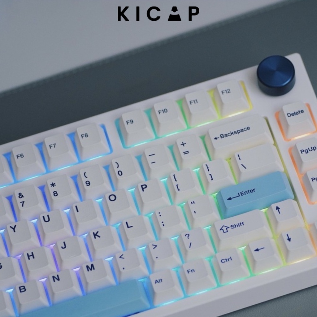 Núm xoay cho bàn phím cơ NJ80 AP chất liệu nhôm sang trọng - Kicap
