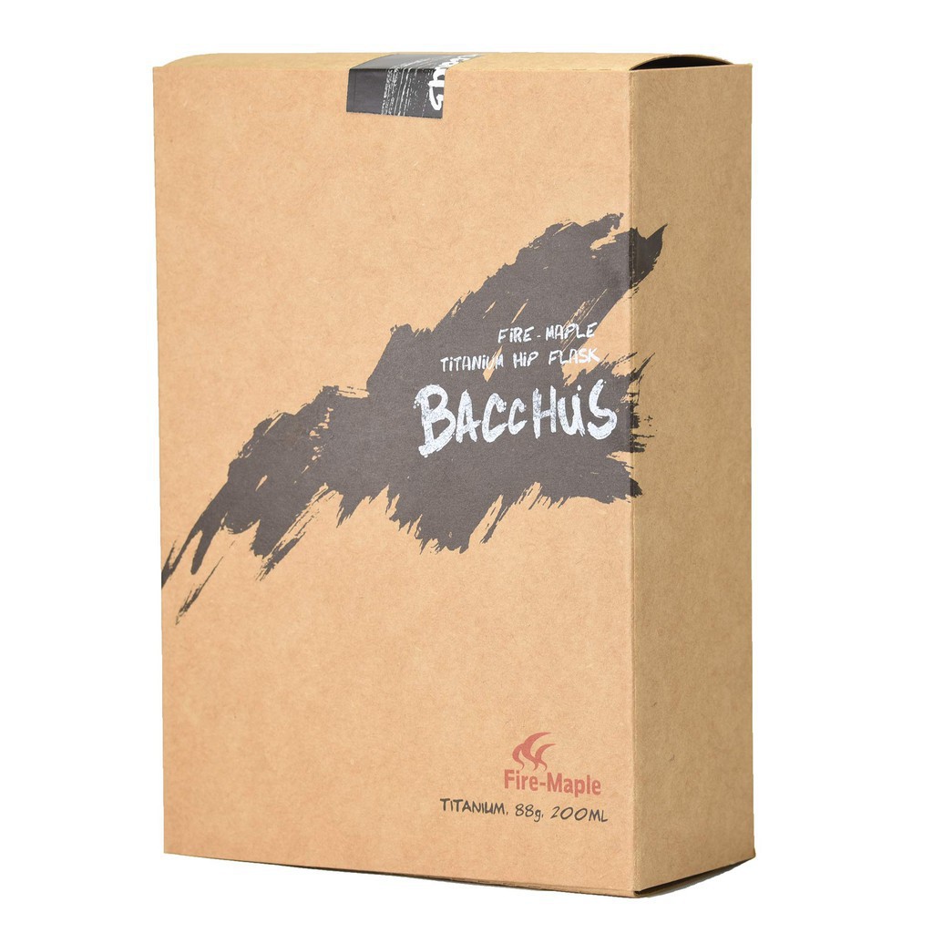 Bình đựng rượu Bacchus Titanium Hip Flask 200ML