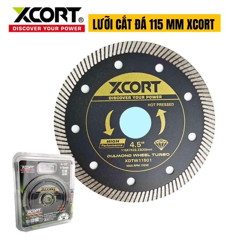 Lưỡi cắt đá 105/115mm XCORT Model XDTW10501 Lưỡi Chất Lượng Cao