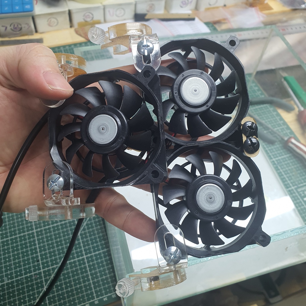 Quạt Đơn, Đôi Chuyên Dùng Cho Hồ Thủy Sinh JetA