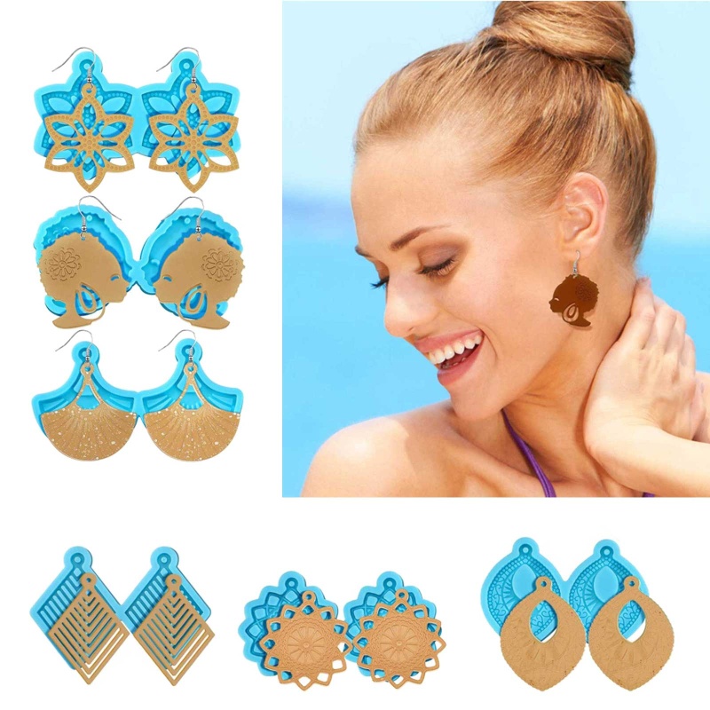 Bộ 3 Khuôn Silicone Làm Trang Sức Thủ Công