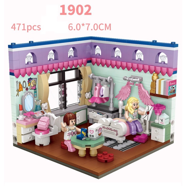 Đô chơi lắp ráp nhà búp bê hãng LOZ