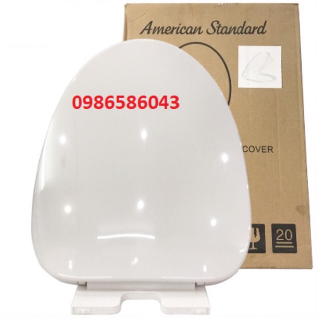 Nắp bồn cầu american standard đóng êm vf 2024, vf 2530