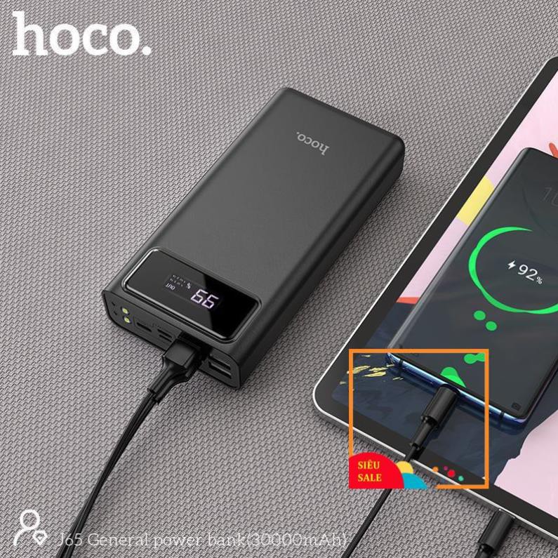 Sạc dự phòng 30000mah 40000mah chính hãng Hoco J65 dung lượng lớn tiện lợi sự dụng