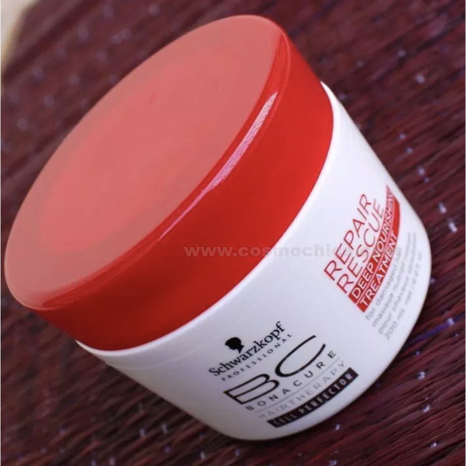 Hấp Phục Hồi Tóc Hư Tổn Nặng BC Repair Rescue Deep Nourishing Treatment Schwarzkopf 200ml