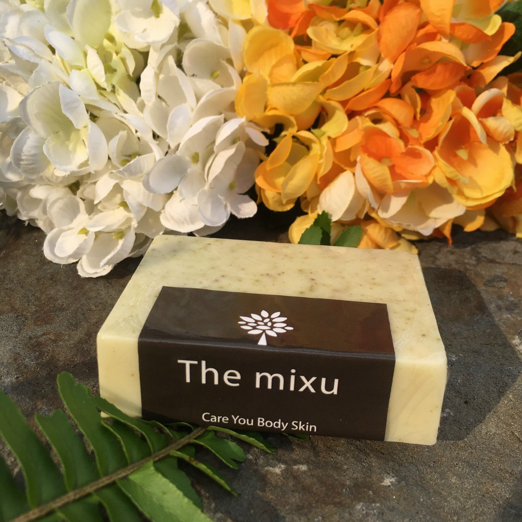 Xà phòng tắm giảm mụn lưng ngực, mụn mông, thâm mụn nang lông The Mixu Soap Handmade