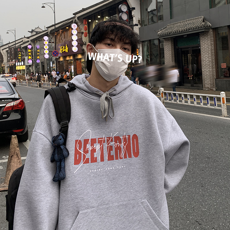 Áo Hoodie Dài Tay Dáng Rộng Cho Nam | BigBuy360 - bigbuy360.vn