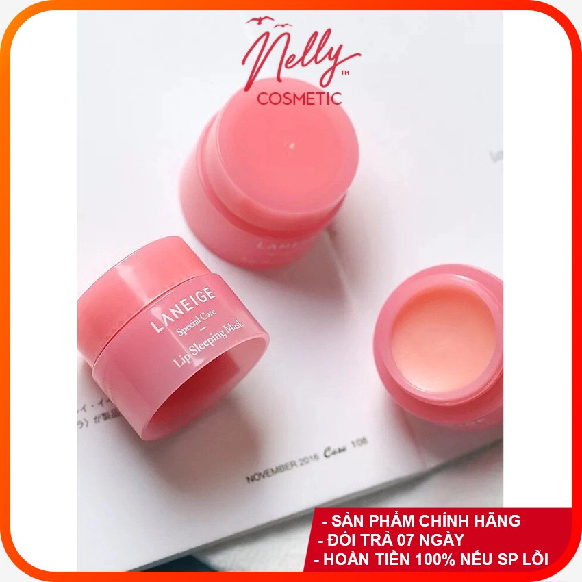 (❤️ HOT SALES ❤️) Mặt nạ ngủ cho môi Laneige Lip Sleeping Mask Berry 3g - Miniature