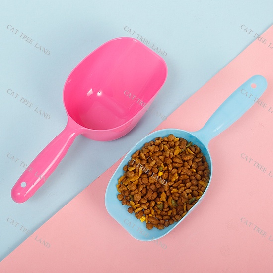 XẺNG XÚC HẠT CHO CHÓ MÈO, BẰNG NHỰA - MUỖNG  MÚC THỨC ĂN CHÓ THÚ CƯNG