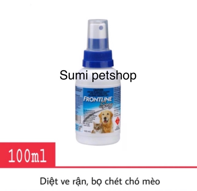 Frontline chai xịt trị ve cho chó mèo nhập khẩu chính hãng Pháp