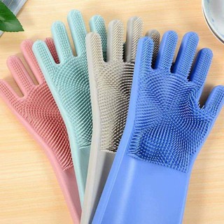 Găng tay silicon rửa bát tạo bọt