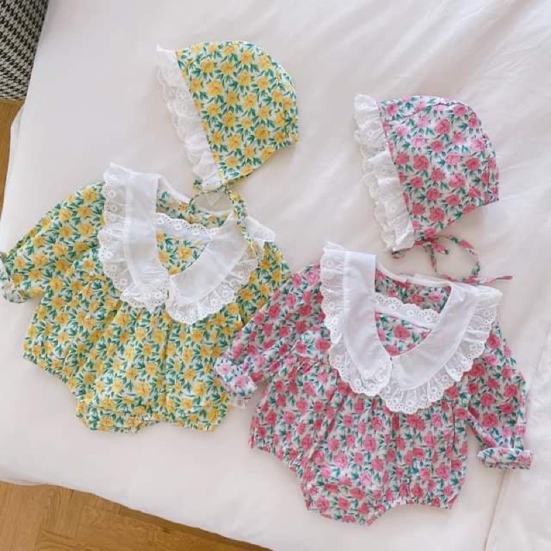vải thô cotton mềm mịn máy may đồ mẹ bé mẫu hoa sam