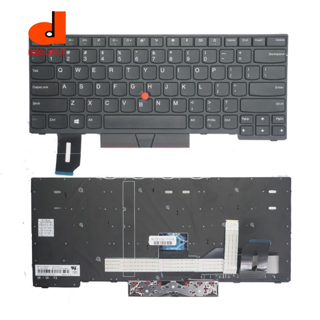 Bàn phím Laptop Lenovo ThinkPad E480 L480 T480s L380, Keyboard Laptop
