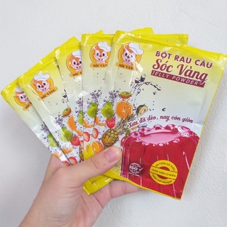 (Mã NSF02P125 giảm 25K) Bột Rau Câu Sóc Vàng (hạt agar)
