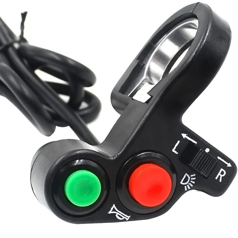 Công Tắc Bật/Tắt Đèn Xi Nhan Gắn Tay Lái Xe Máy Xe Đạp Điện