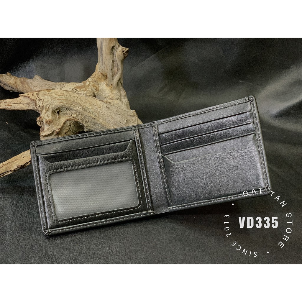 [BẢO HÀNH TRỌN ĐỜI] Ví Da Nam / Bóp Da Nam Cao Cấp Hàng Đẹp Gạt Tàn Store / Cam Kết Da Bò Thật 100% - VD 335