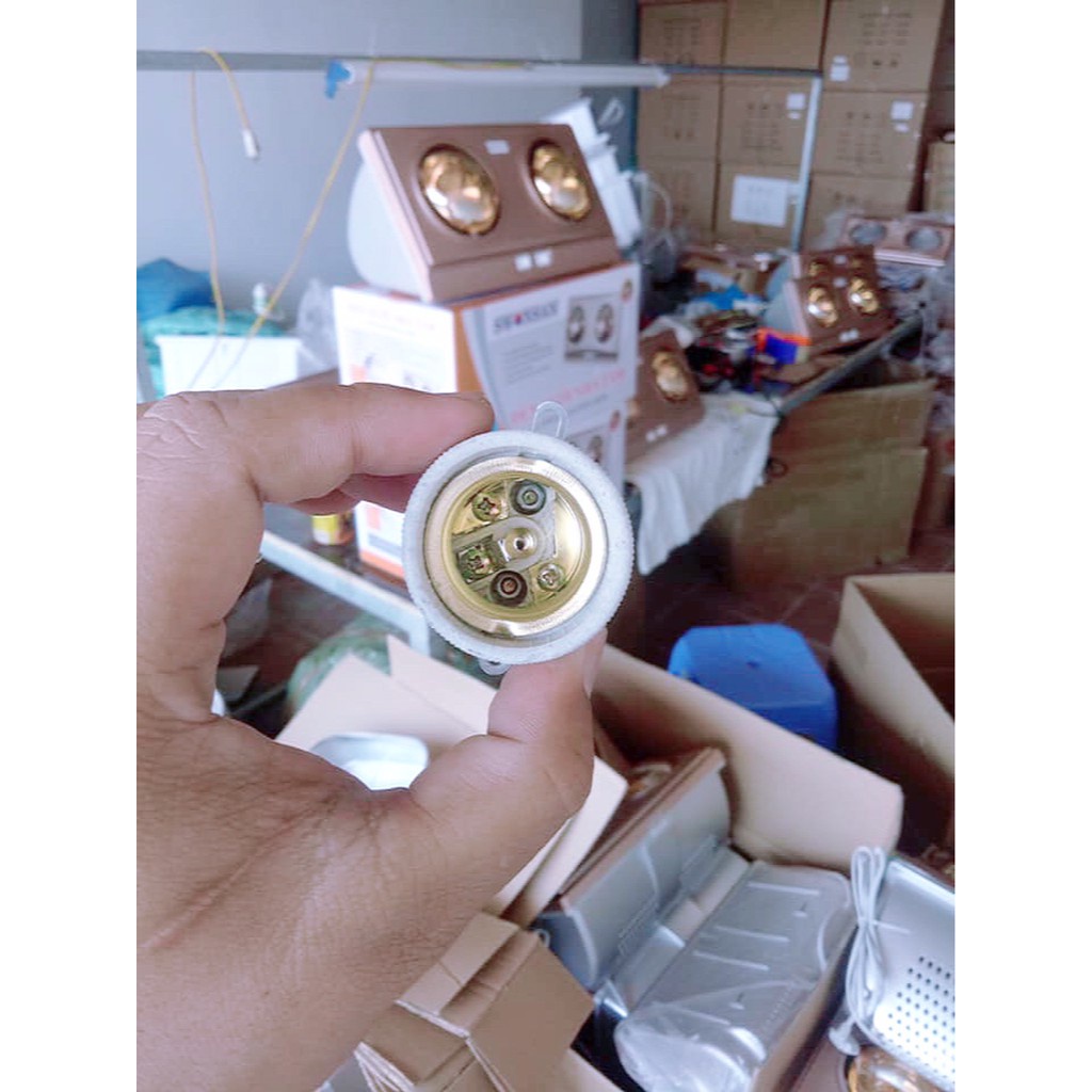 ĐÈN SƯỞI NHÀ TẮM SWONSAN 3 BÓNG CHỐNG LÓA MẮT - BẢO HÀNH CHÍNH HÃNG 5 NĂM