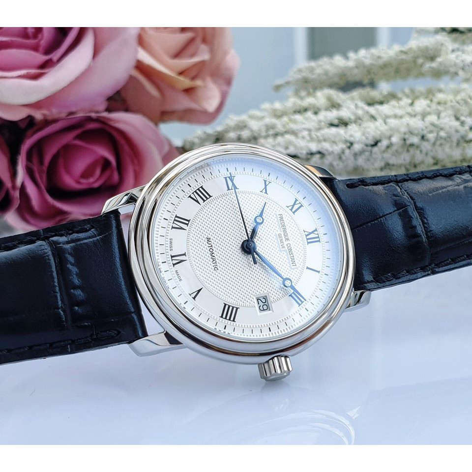 Đồng hồ nam Frederique Constant- Máy Automatic - Kính Sapphire nguyên khối