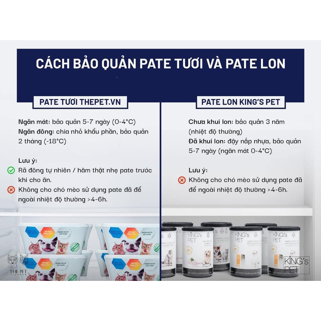[Chính hãng] Pate lon King Pet 380gr cho mèo con từ 1 tháng tuổi