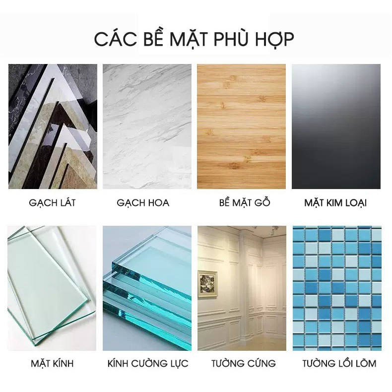 Tấm dán tường gồm 6 móc treo đồ đa năng cho nhà bếp ShuangQuing (SQ-5108)