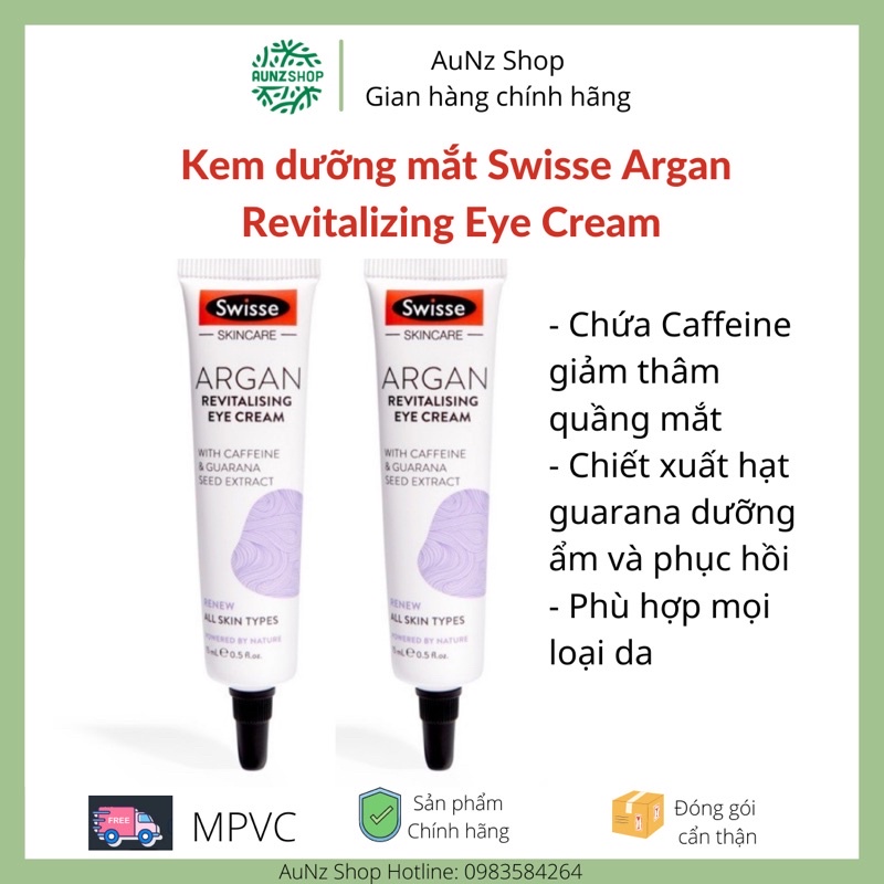 [Mẫu mới] Kem mắt Swisse 15ml