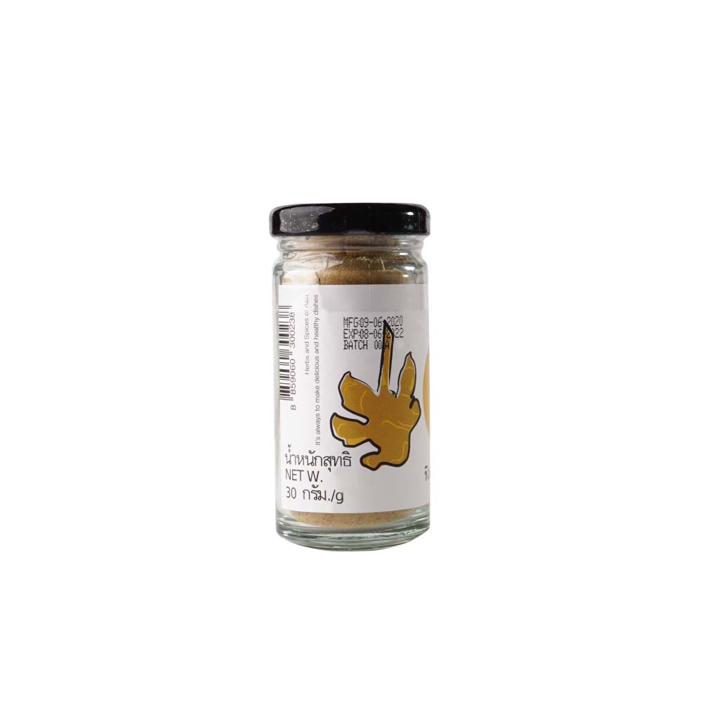 Bột gừng hữu cơ Lumlum 30g - Organic Ginger Powder - Date: 9/2022 - Nhà Hữu Cơ