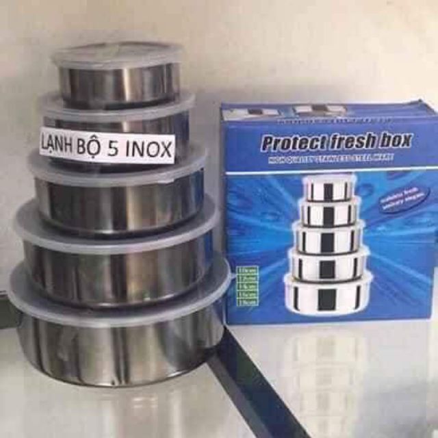 BỘ THỐ LẠNH INOX 5 MÓN