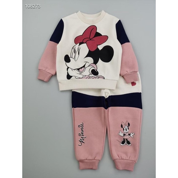 Bộ nỉ cho bé gái sz 2-6y
