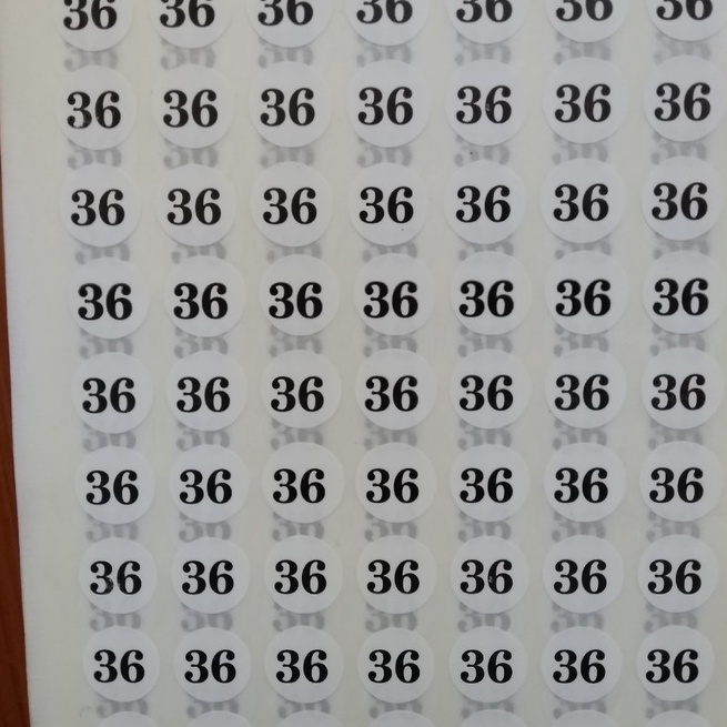[ Deal.2k] Tem dán size quần áo/Tem dán size áo lót ( 34/36/38/40)