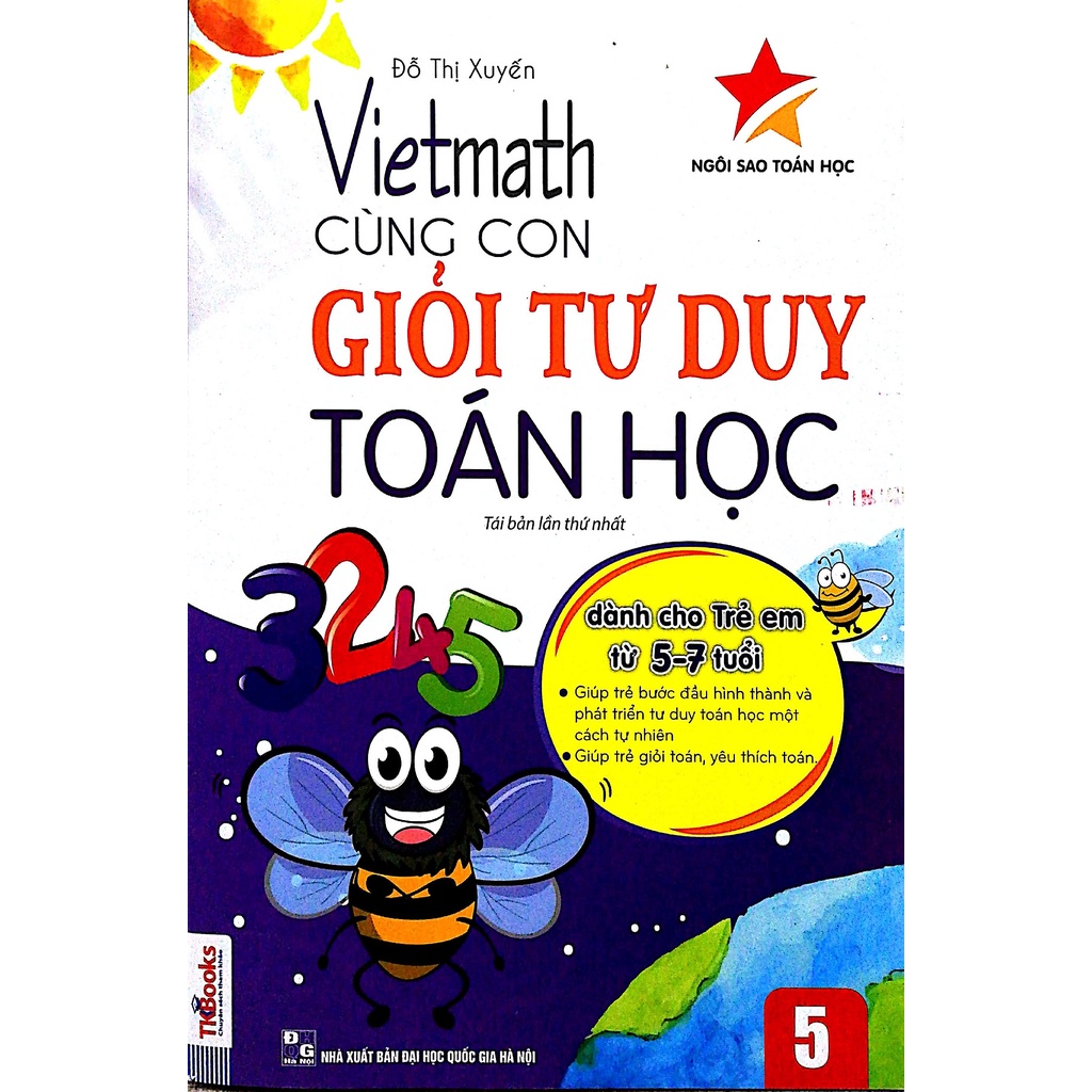Sách - Combo Vietmath Cùng Con Giỏi Tư Duy Toán Học (MC)