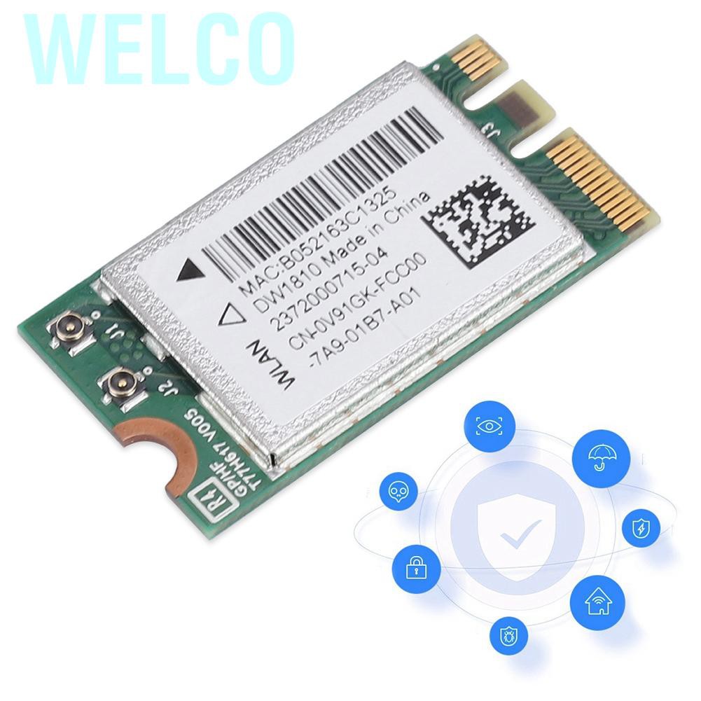 Thẻ Mạng Wifi Welco Dw1810 Cho Asus / Acer / Benq / Dell / Samsung Ngff / M.2 Sm