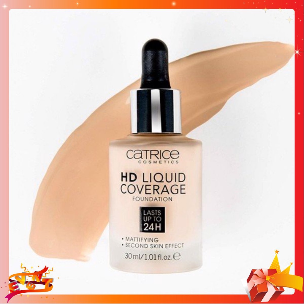 Kem nền Catrice HD Liquid Coverage Last Upto 30ml ɱ√ρ