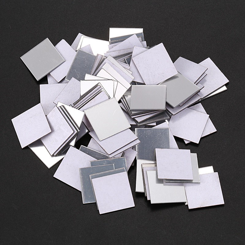 Bộ 100 Miếng Dán Tường Tráng Gương 3d