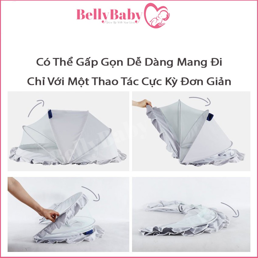 [ Bảo Vệ Bé An Toàn Khi Ngủ ]- Màn Chụp Gấp Gọn Cho Bé Belly Baby