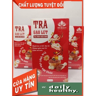 TRÀ GẠO LỨT XẠ ĐEN ĐẬU ĐEN 800g, Hoa Cúc, Hoa Nhài Thanh lọc cơ thể - Đẹp da