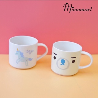 Cốc ly sứ uống nước cà phê văn phòng dung tích 500ml họa tiết ngựa unicorn, KAOKAO