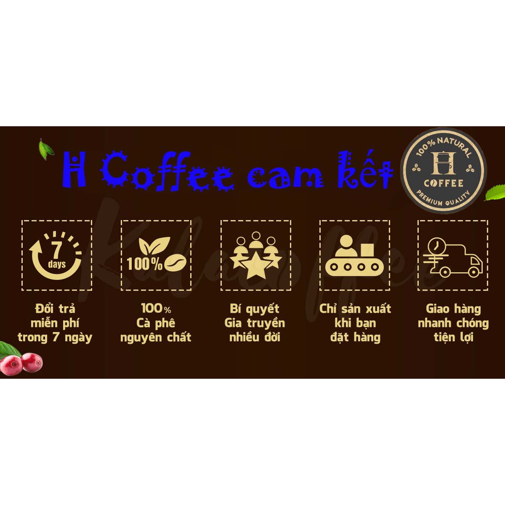 1KG Cà phê Arabica rang xay Nguyên Chất - Pha Phin hoặc Pha Máy - Thơm Sâu - Đậm đà - Hậu Ngọt - Hcoffee