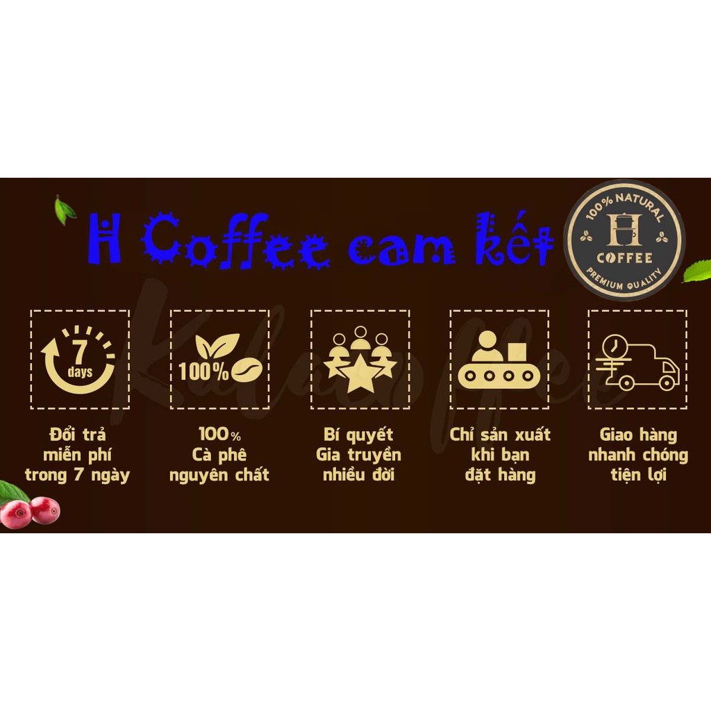 1KG Cà phê Arabica rang xay Nguyên Chất - Pha Phin hoặc Pha Máy - Thơm Sâu - Đậm đà - Hậu Ngọt - Hcoffee | BigBuy360 - bigbuy360.vn
