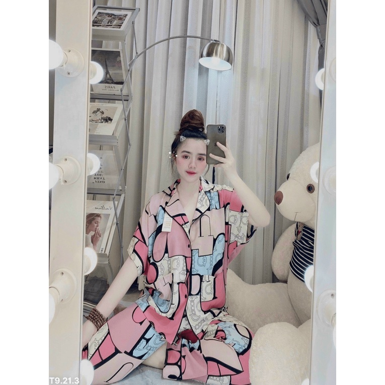 (HCM) SET PIZAMA LỤA THỜI TRANG NỮ - SIÊU XINH , THỜI TRANG TRẺ TRUNG PHONG CÁCH CHO CÁC CHỊ EM , MẶC NHÀ ĐI CHƠI ĐỀU ĐƯ