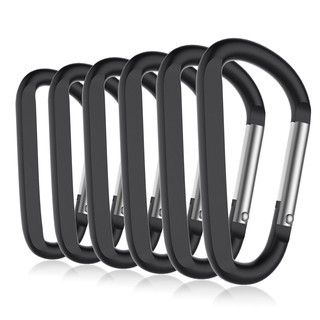 Ngoài Trời Carabiner Móc Màu Hình Chữ D Khóa Hình Khóa Móc Khóa Hợp Kim Nhôm Nhanh Treo Ba Lô Khóa Bên Ngoài Treo Khóa