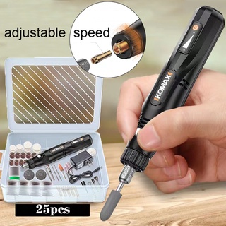 Mini 5 Chế Độ Có Thể Điều Chỉnh Tốc Độ 12V Máy Mài Điện Mài Sáp Ong Đánh Bóng Ngọc Khắc Dụng Cụ Hộ Gia Đình DLY Máy Xay Cầm Tay