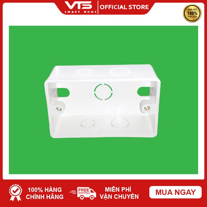 Hộp 12x12, Hộp Kỹ Thuật Điện Bảo Vệ Nguồn Camera - Chất liệu ABS Cao cấp - VTS SmartHome