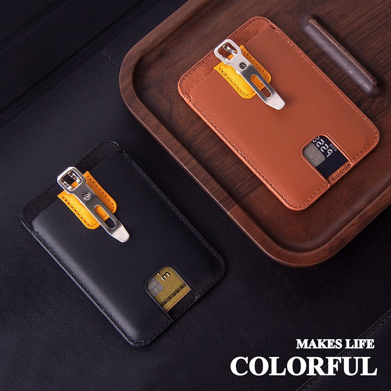 Bao Da Đựng Thẻ ID/Thẻ Tên Gắn Trên Ngực 2022 Có Kẹp Kim Loại Cho Văn Phòng Và Nhà Làm