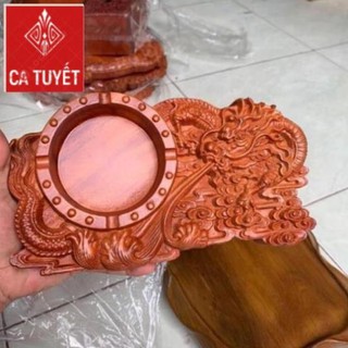 Gạt tàn rồng gỗ hương