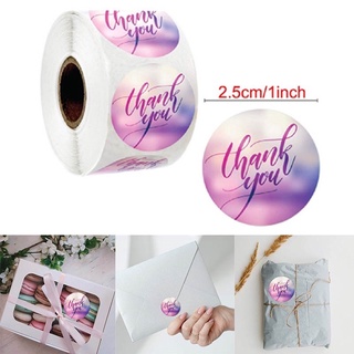 Set 500 tem dán sticker thank you mẫu ngẫu nhiên