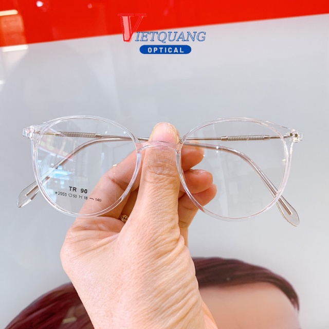 Gọng Kính Cận Nữ Cao Cấp Việt Quang Optical Chất Liệu Nhựa Hàn Quốc Thanh Mảnh Nhẹ Nhàng -Kính Mắt Việt Quang