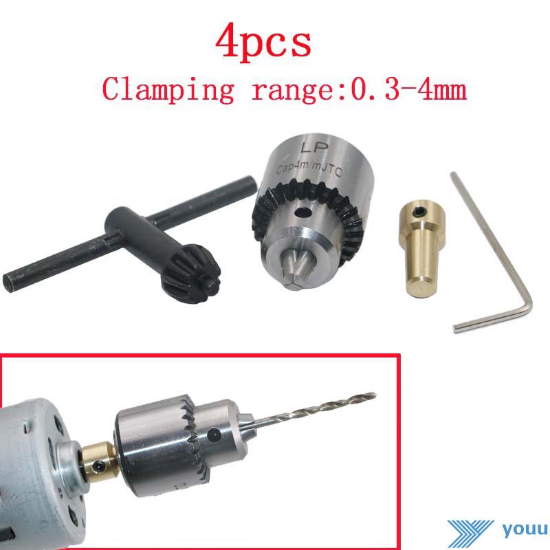 Bộ nagfm kẹp mũi khoan 0.3-4mm chuyên dụng có khóa 3.17mm 1/8inch chất lượng cao