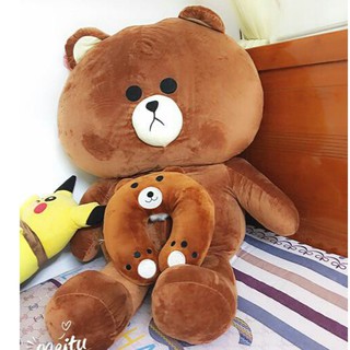 Gấu bông Brown khổ vải 1m7 - Hàng VNXK cao cấp